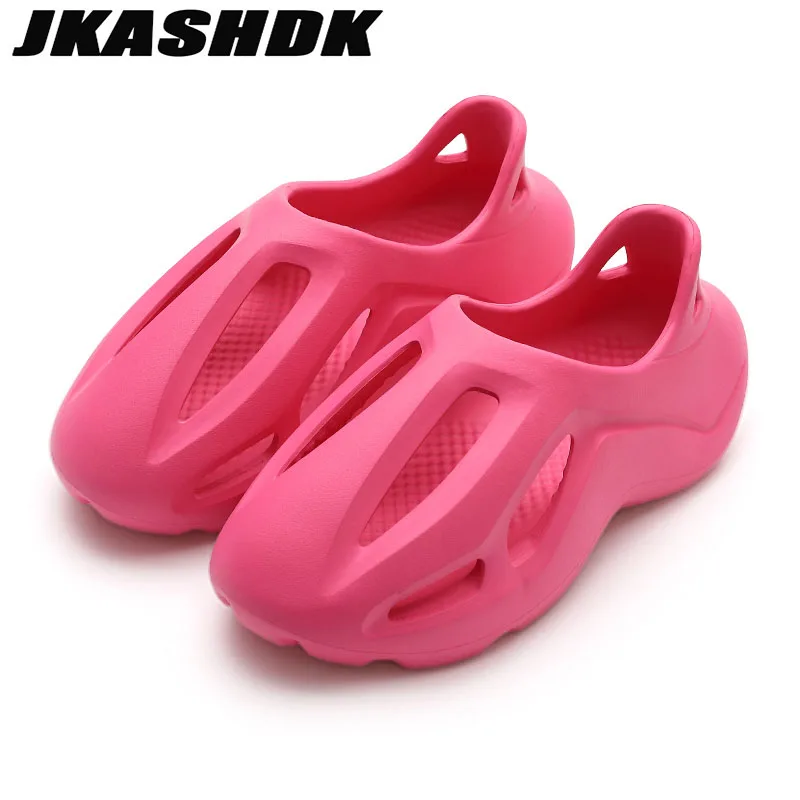 

Summer Slippers Men's Fashion Slippers Solid Color Casual Home Slippers Eva Anti-Slip Shoes Women's Beach Slippers Flip-Flops