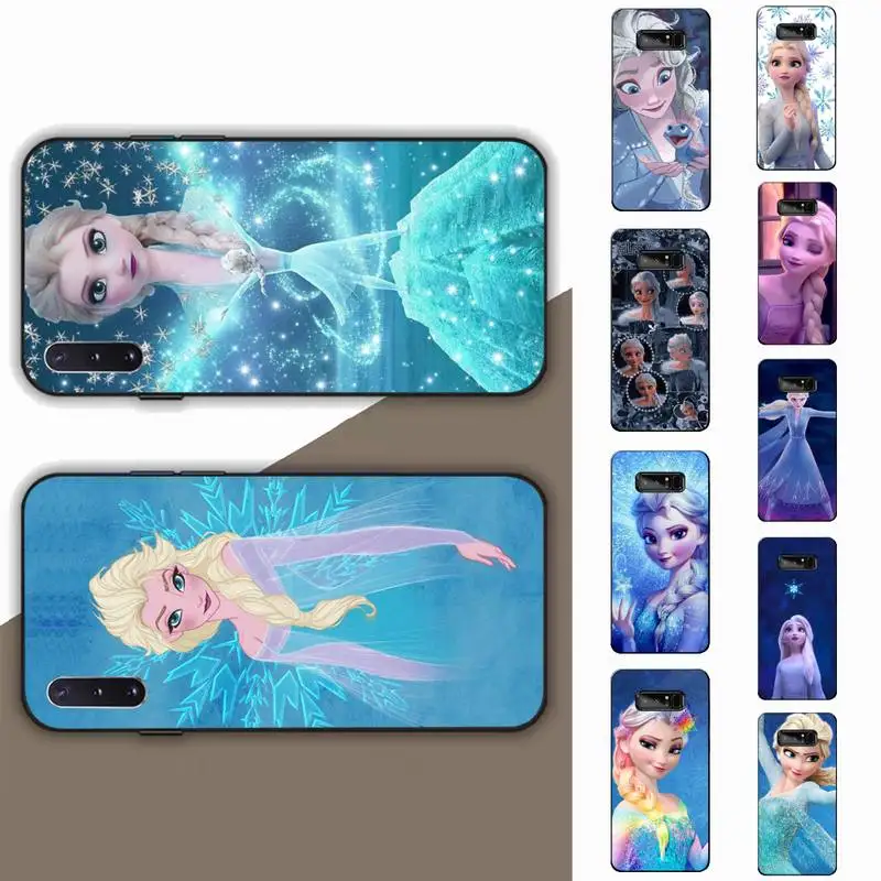 

Disney Princess Frozen Elsa Phone Case for Samsung Note 5 7 8 9 10 20 pro plus lite ultra A21 12 72