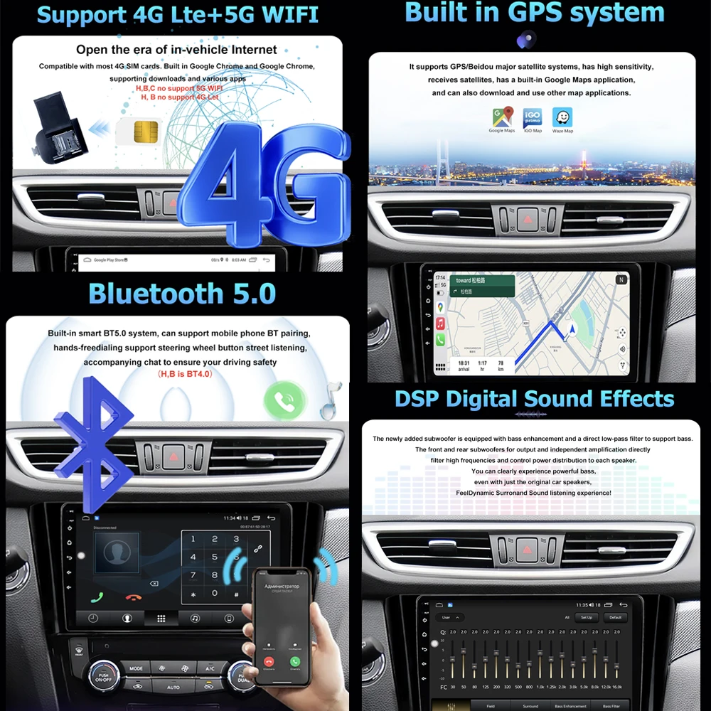 9-дюймовый Android Auto для KIA Forte Cerato 2008-2012 Автомобильный радиоприемник Мультимедийный
