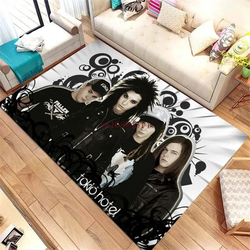 Фото Большой ковер T-okio H-otel Band с принтом, ковер для гостиной, спальни, дивана, напольные коврики, коврик для ванной, детский игровой коврик №3