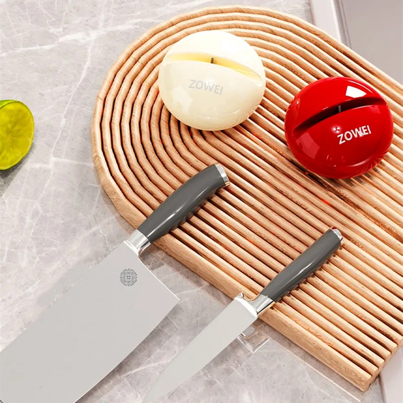 Кремовая круглая шариковая присоска точилка для ножей вольфрамовая сталь