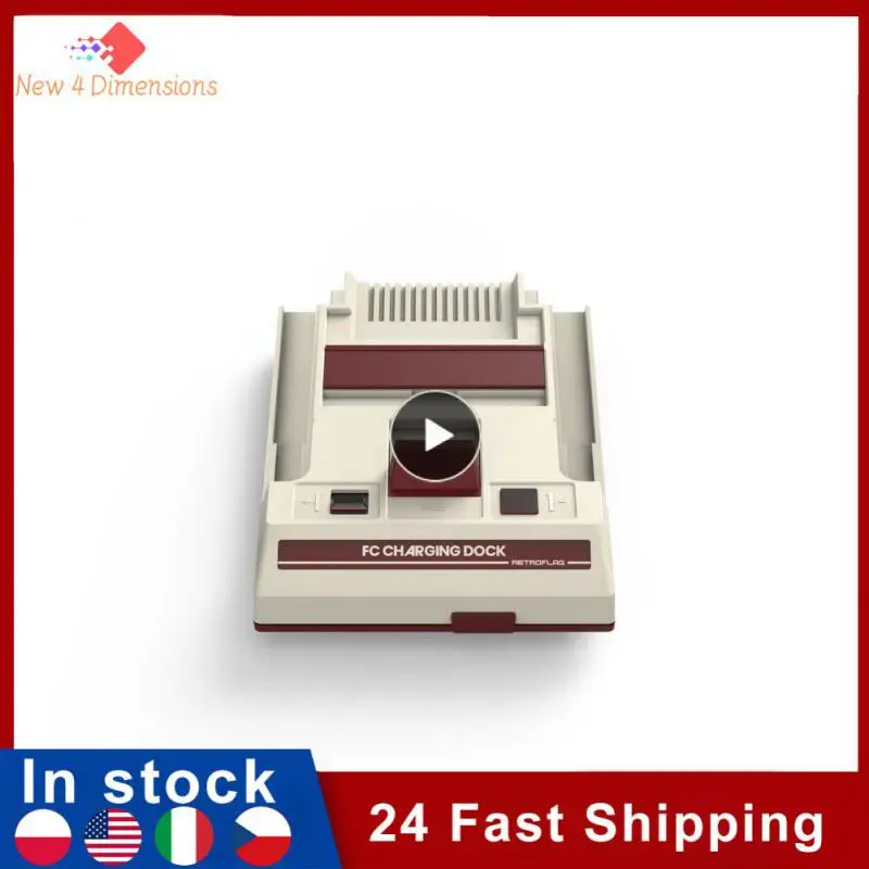 

For A Pair Of Fc Joy-cons Fc Charging Dock Classic Famicom Style Design Overcharge Protection Charger Base For Switch