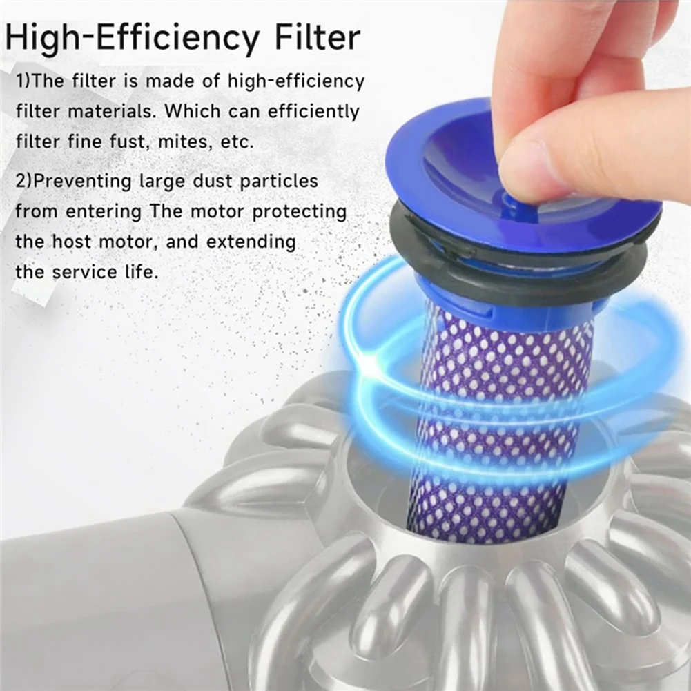 Адаптер аккумулятора 21 6 в V8 + предфильтр сменный задний фильтр для пылесосов Dyson
