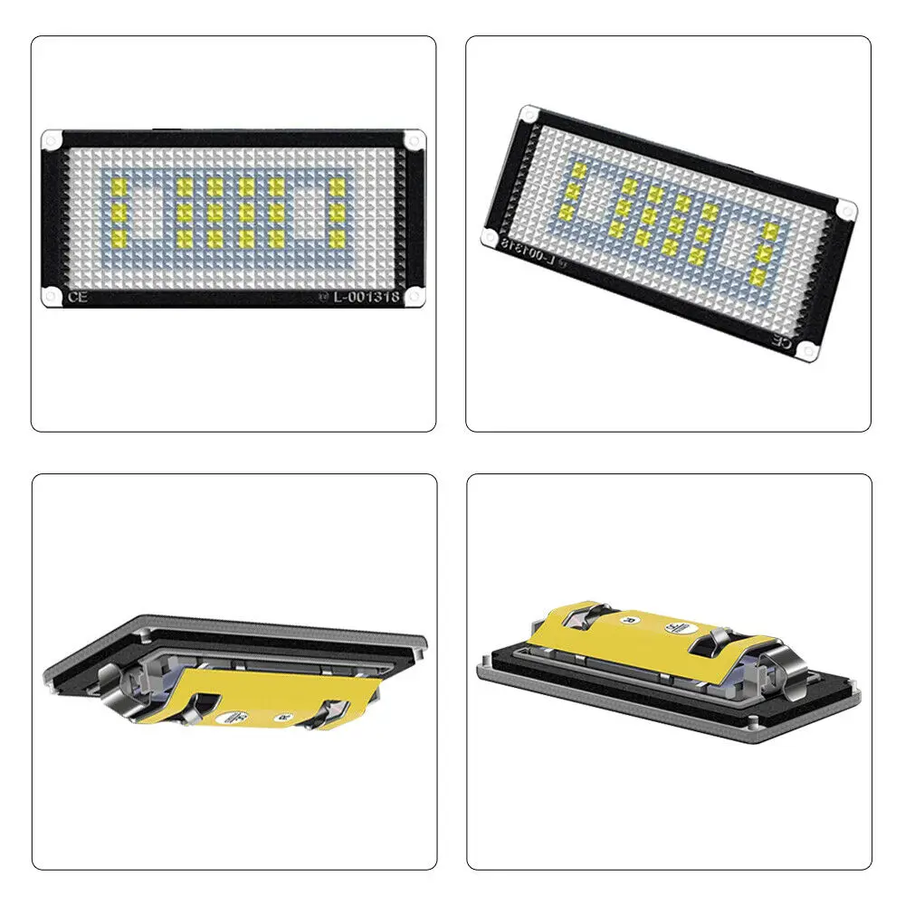 Белые светодиодные лампы без ошибок для номерного знака Bmw E46 2D 2004-2006