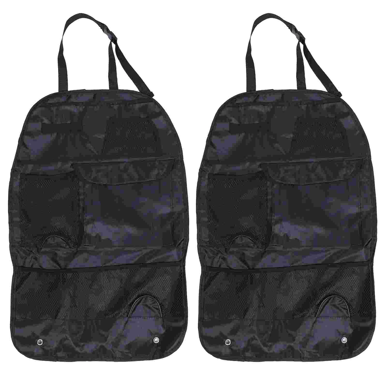 

2Pcs Vehicle Storage Organizer Car Tablet Holder Car Net Pocket Handbag Holder Auto Backseat Organizer