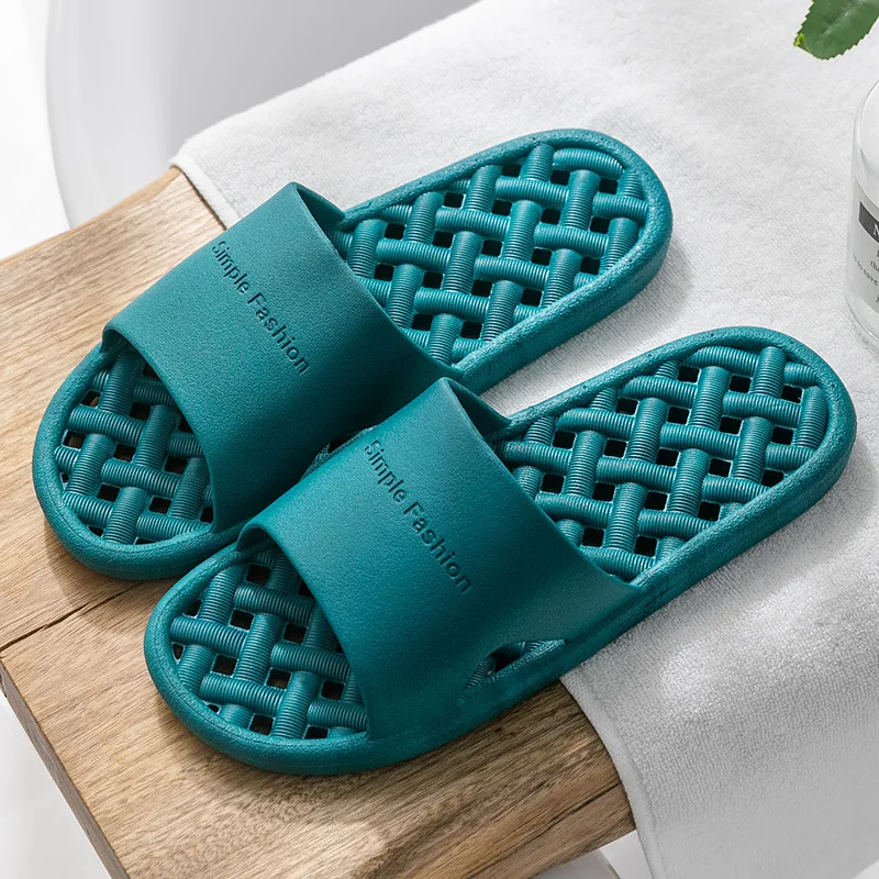 New Unisex Slippers Women Men Shoes Summer Bathroom Slipper Couple Indoor Sandals Fashion Home Slippers Non-slip Floor Flip Flop