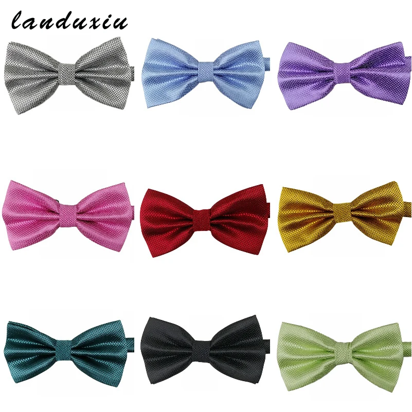 

landuxiu Men Ties Fashion Butterfly Party Wedding Bow Tie for Boys Girls Candy Solid Color Bowknot Accessories Bowtie