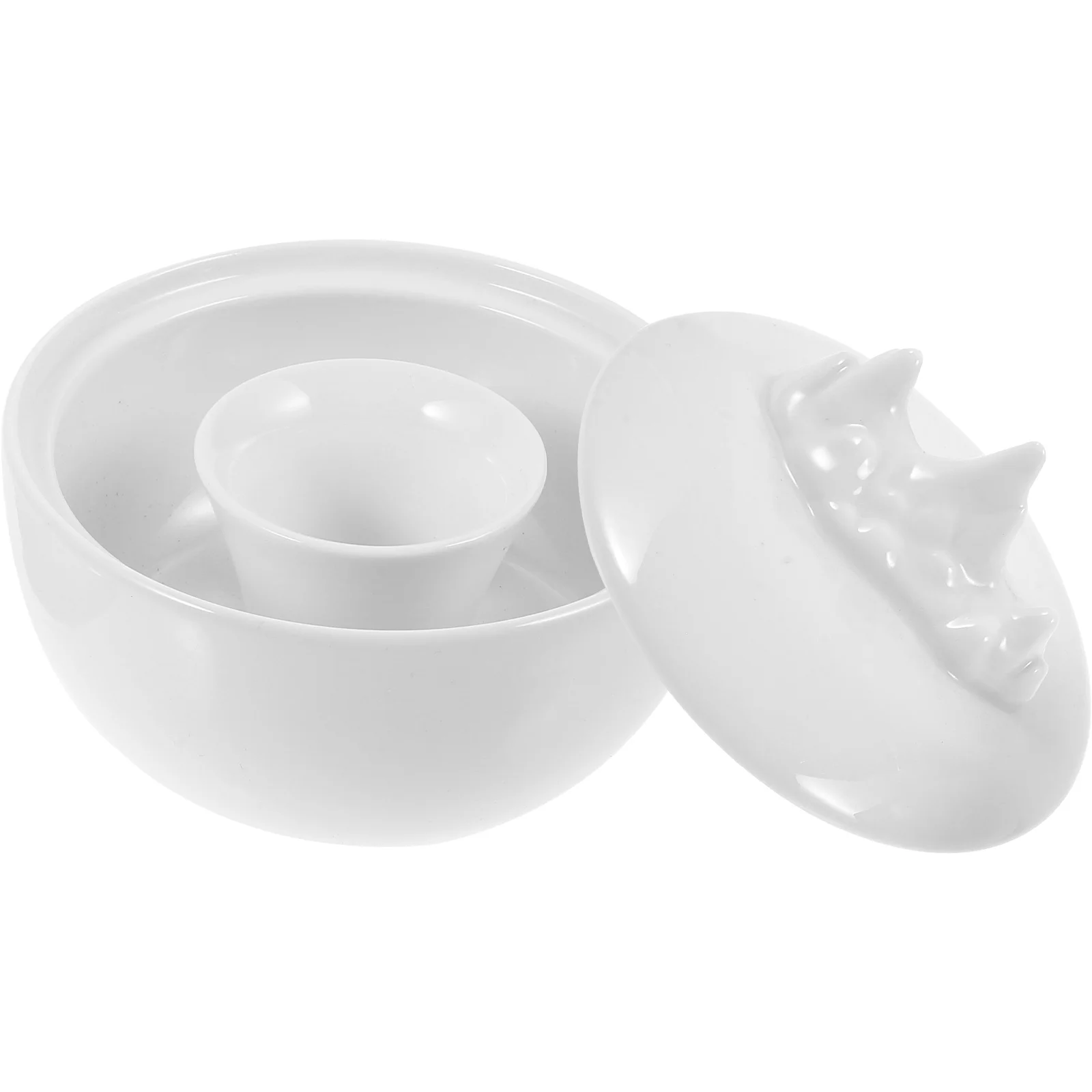 

Inkwell Dish Brush Holder Multifunctional Ink Saucer Porcelain Grinding Ink Slab Handmade Ink Well Ink Stone