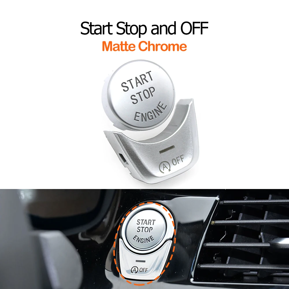 

2 шт., кнопка зажигания двигателя, кнопка запуска и остановки, накладка переключателя для BMW 1 5 6 7 X3 X4 серии F52 G30 G31 G01 G08 G02 G32 G11 G12