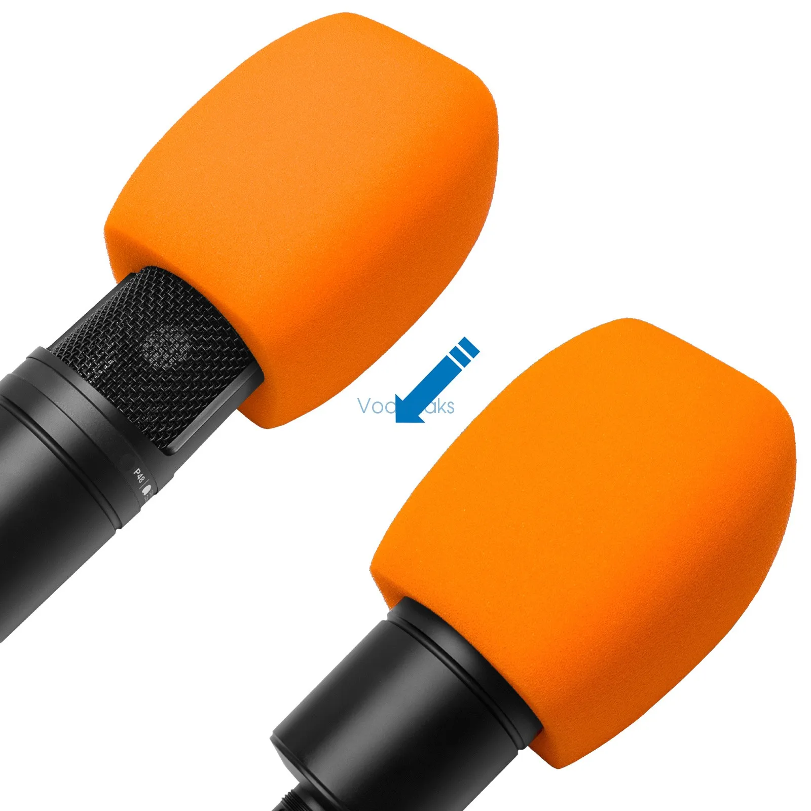 Фото Крышка микрофона на ветровом стекле AT2020 для Audio-Technica AT2020 AT2035 AT2040 AT2050 ATR2500 ATR2500X AT4040 AT4033A AT4050 BP40, 1 шт. №4