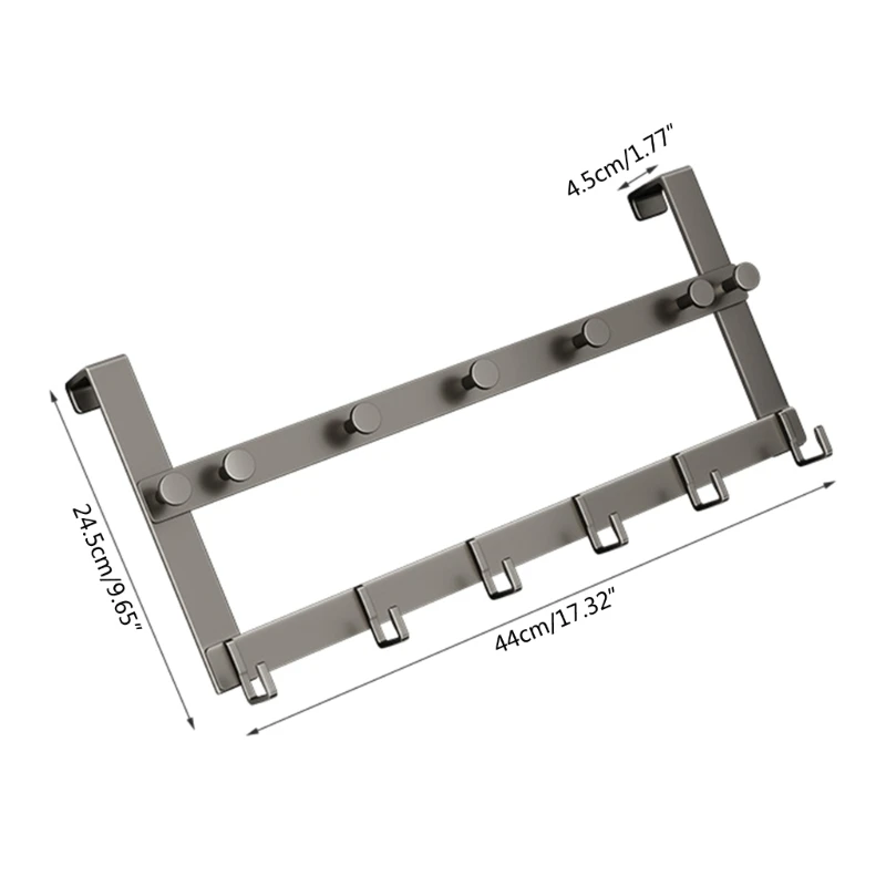 Над дверью 13 крючков домашний органайзер для ванной комнаты вешалка одежды