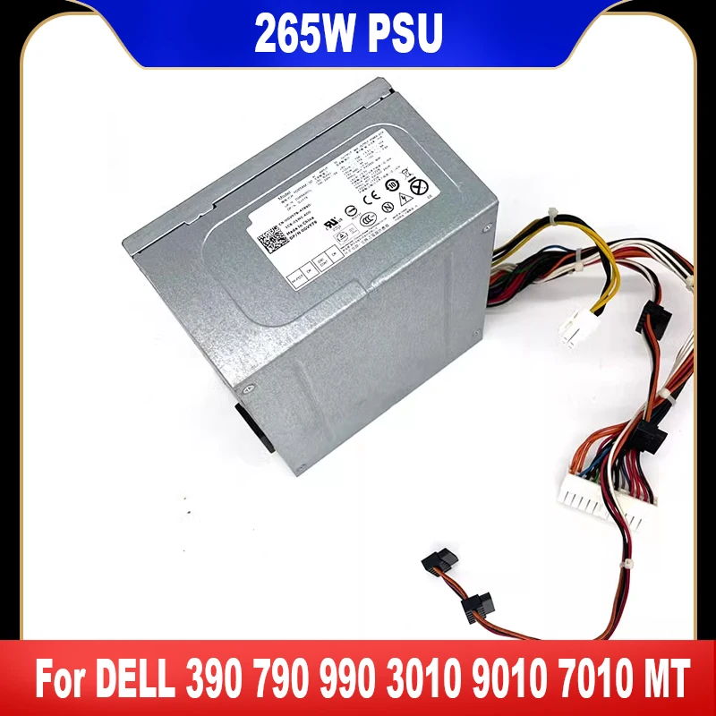 Блок питания 265 Вт для DELL OptiPlex 390 790 990 3010 9010 7010 MT Vostro 260 270 3900 Inspiron 620 660 3847 AC265AM-00