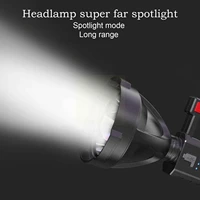 flashlight powerful portable torch camping waterproof spotlights accessory searchlight power usb bicycle rechargeable ourdo i1q1