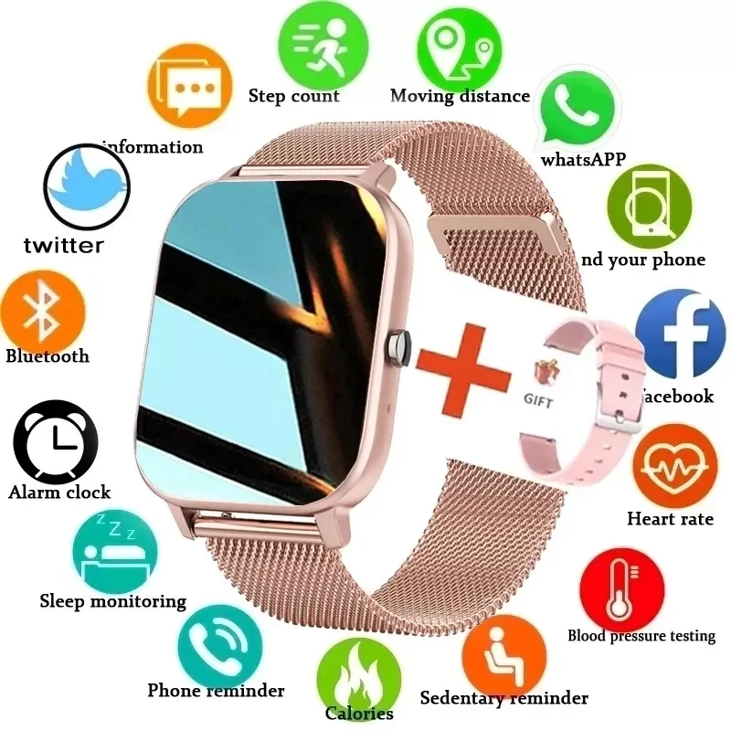

New Smart Watch Women Full Touch Bracelet Fitness Tracker Blood Pressure Bluetooth Call Smart Watch PK GTS 2 Smartwatch Men
