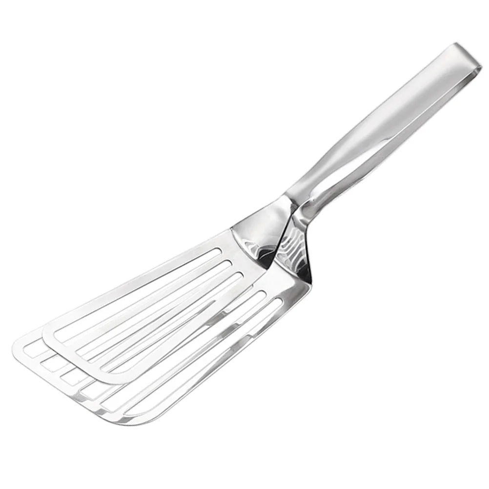 

Tongs Spatula Steak Foodkitchen Tong Turner Slotted Clip Stainless Steel Cooking Clamp Grill Metal Clips Frying Pizzabarbecue