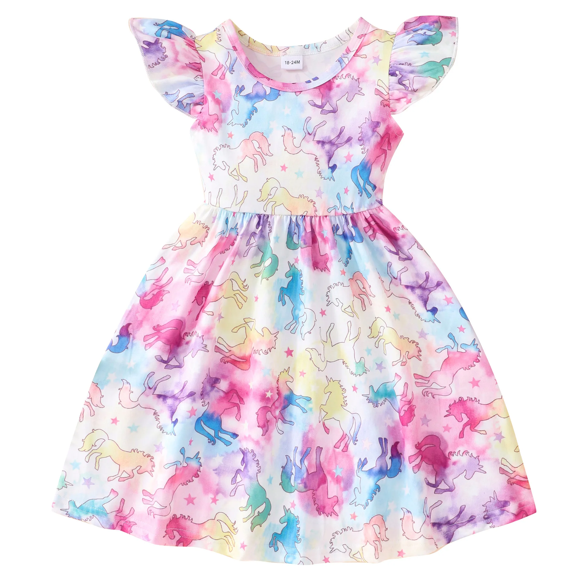 

Baby Girls Summer Dress Sleeveless Cute Print Kids Dresses Cotton Children Party Sundress Clothes Toddler Girl Fashion Clothings