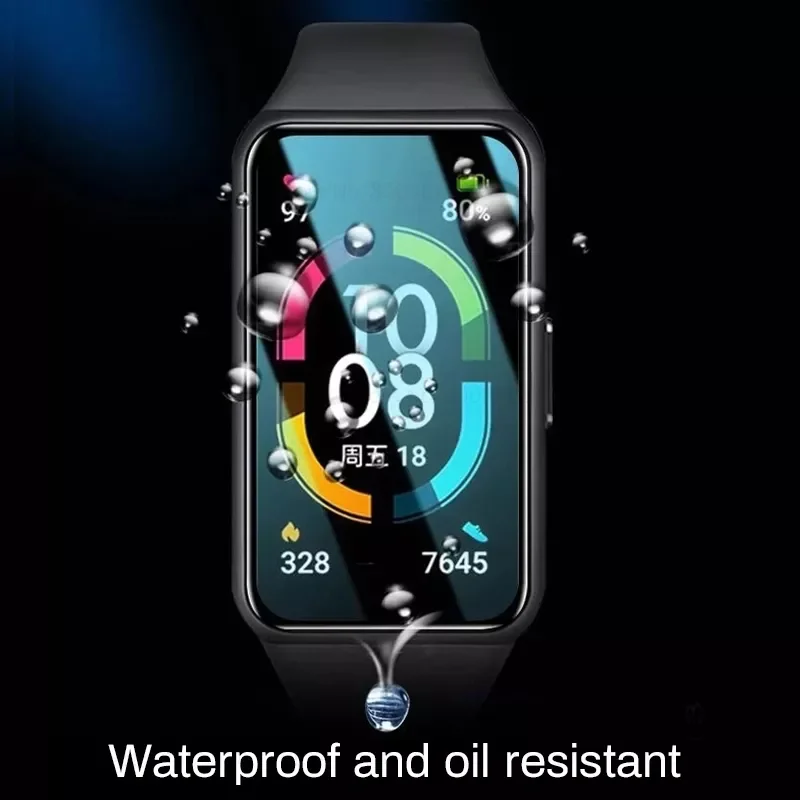 Изогнутое защитное стекло 9D для Huawei Band 6 Pro защитная пленка экрана Honor Band6