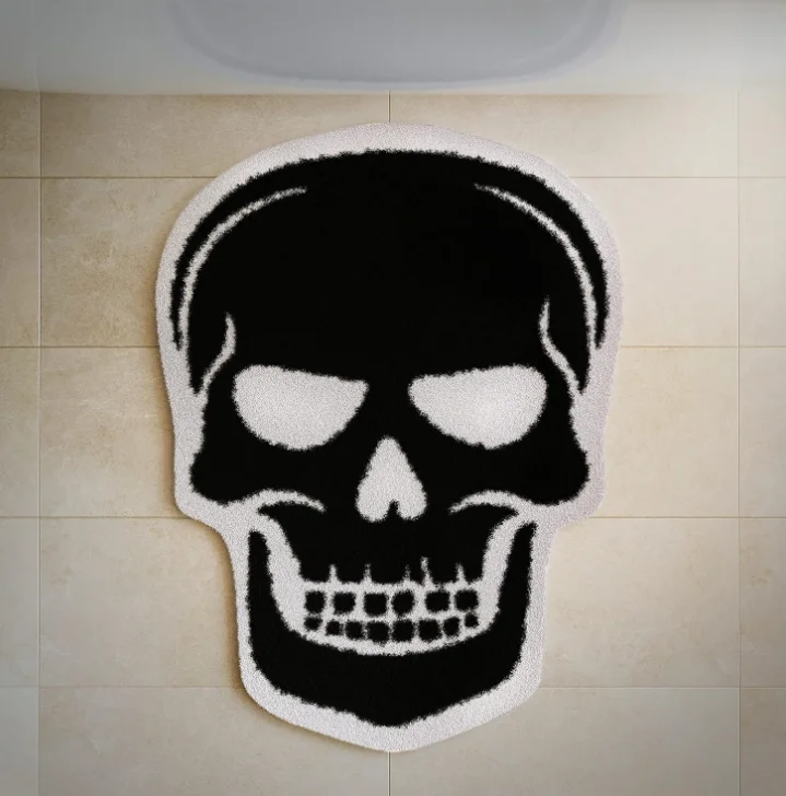 Черная Паутина Тыква Призрак Хэллоуин Ковер Для Ванной Комнаты Украшения