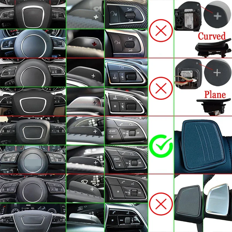 Удлинитель переключения передач рулевого колеса автомобиля для Audi Q3 Q7 A3 A4 A5 S3 S4 S5