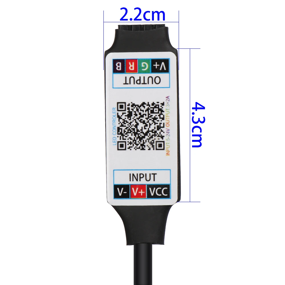 Миниатюрная светодиодная RGB-лента с управлением свесветильник и Bluetooth