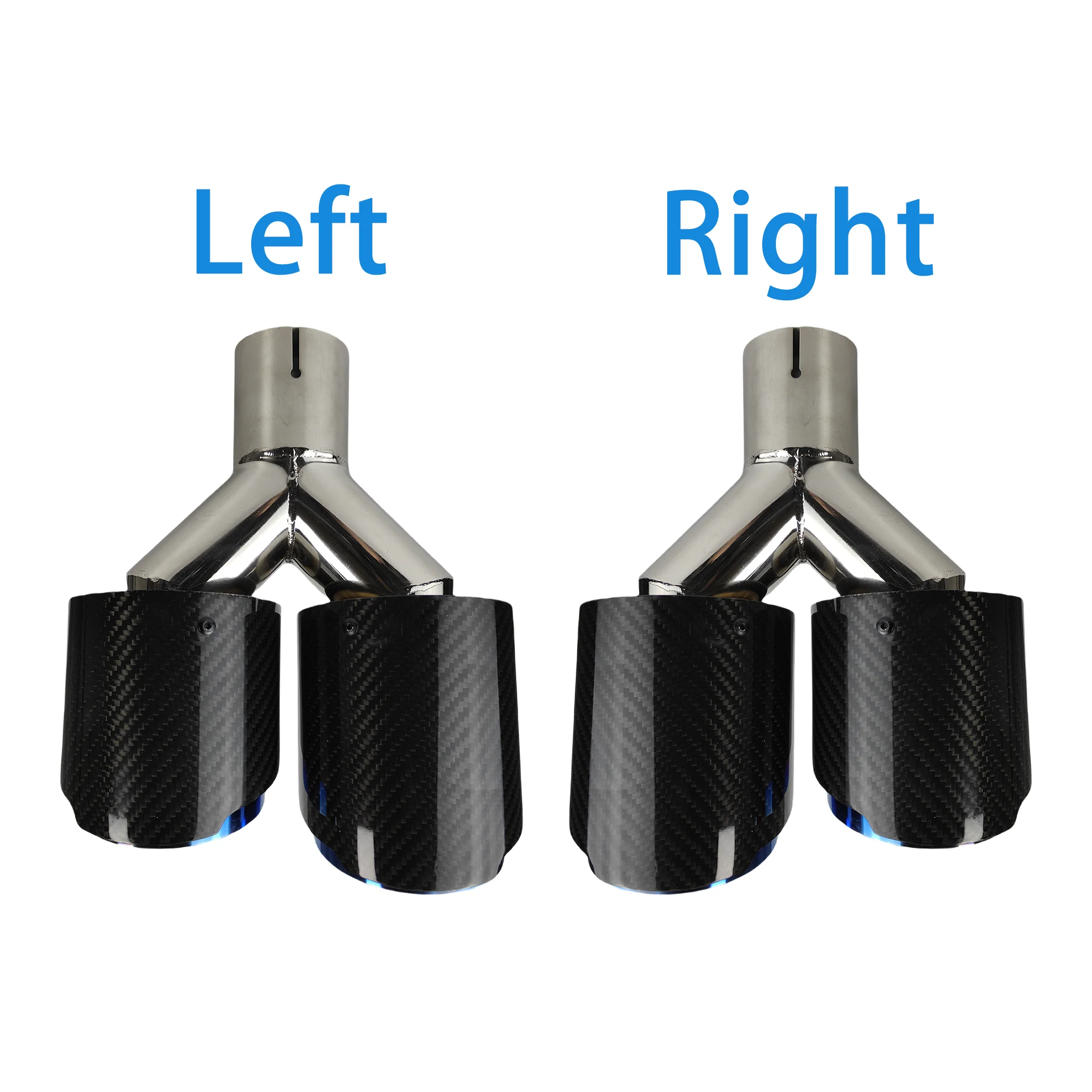 1 шт. универсальный автомобильный глушитель из углеродного волокна для хвоста