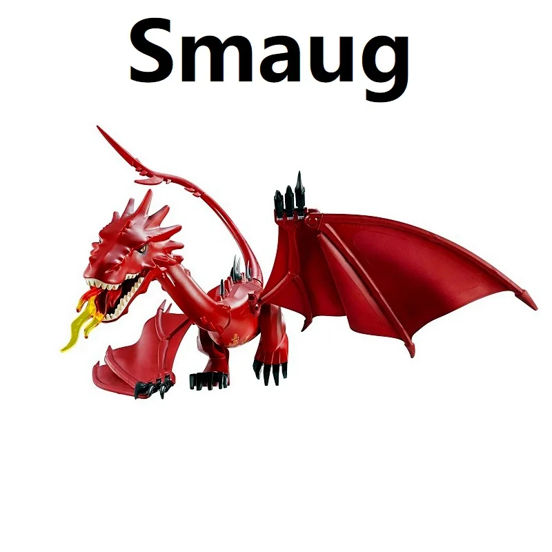 Совместимость 79018, конструктор Hobbit Smaug, большие блоки, мини Экшн-фигурки, игрушки