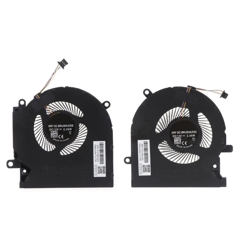 

Notebook CPU Cooling Fans 12V 0.5A 4 pin GPU Radiator for HPOMEN 15-EK 15-EN Drop Shipping