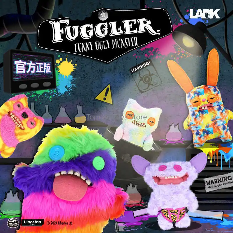 Оригинальный Fuggler THE LABORATORY MISFITS HAVE ESCAPED плюшевые игрушки Little Monsters модные маленькие