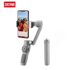 Стабилизатор для смартфонов Xiaomi ZHIYUN SMOOTH Q3, 3-осевой Гибкий ручной стабилизатор с подсветкой для iPhone, Samsung S20 FE