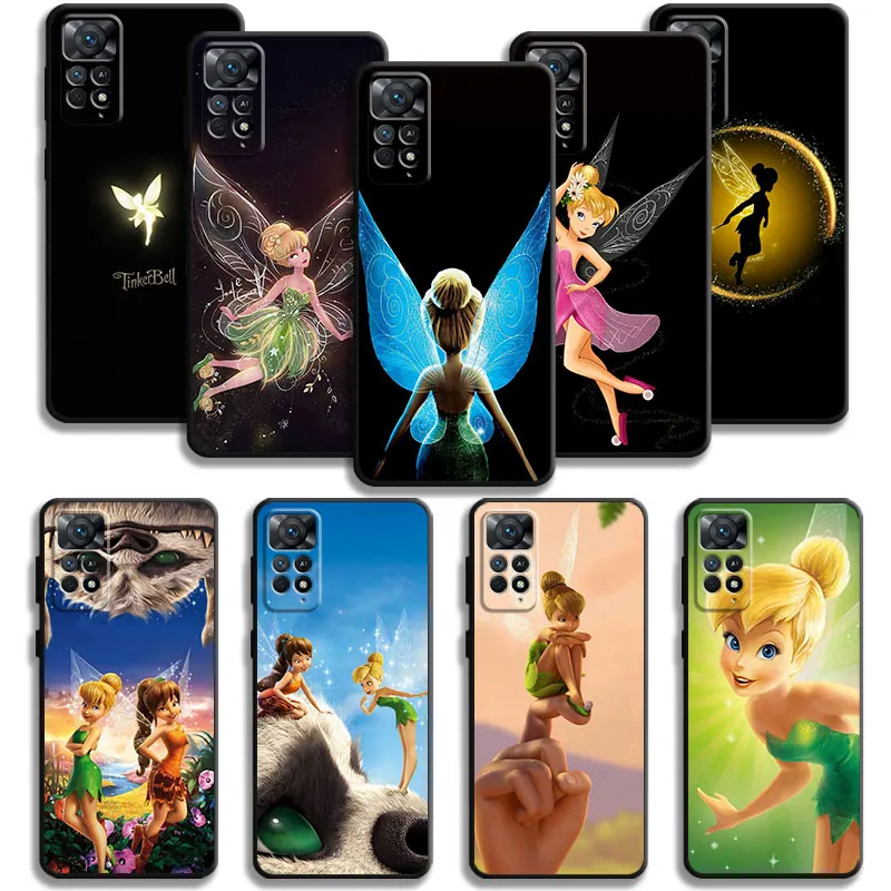 

Carcasa Cover For Redmi 9 11 9A 9C 10C 9S 8 10 Pro 8T K40 7A 8T Disney Tinkerbell