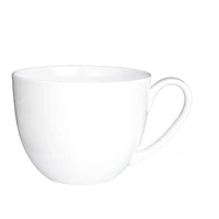 pure white bone china breakfast cereal cup ceramic coffee cup milk tea cup