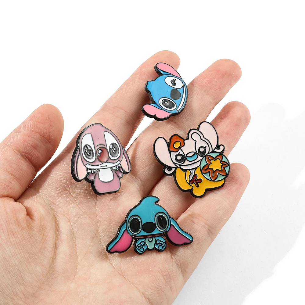 Металлическая эмалированная булавка для сумок в стиле Disney