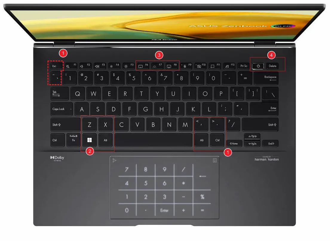 Защитный чехол для клавиатуры Asus VivoBook Go 14 2024 S1404ZA S1404VA S1404Z S1404V S1404 VA ZA X1404 A1404 F1404 X A F