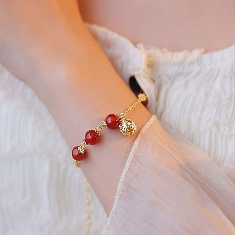 

2022 Chain Bell Bracelet for Women Jewelry Accessories Simple Retro Tassel Bracelet for Female Jewelry Gift Supplies