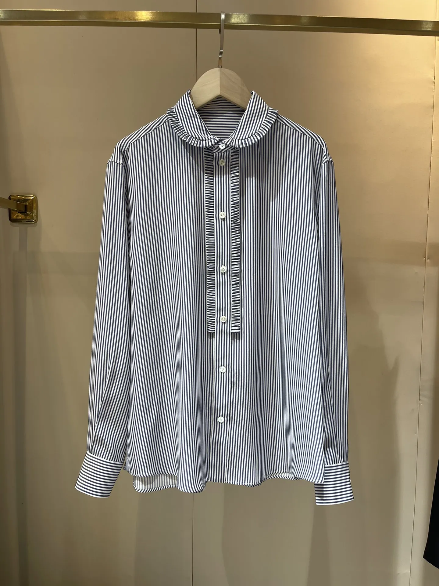 

2022 spring new women's striped shirt