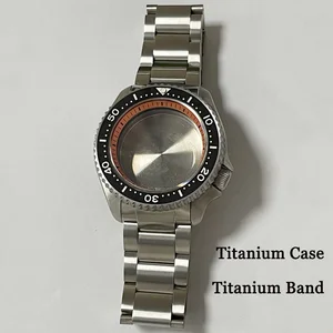 41mm Super Titanium 200M Diving Watch Case For NH35 NH36 SKX007 Automatic Movement Sapphire Glass Wa