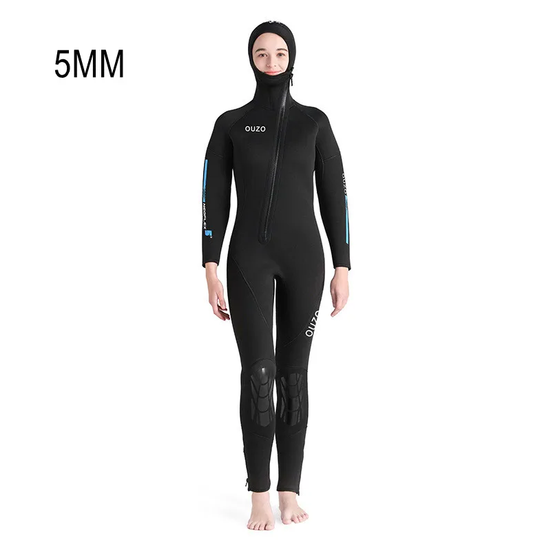 

5MM Neoprene Kayaking Surfing Snorkeling Wetsuit Full Body Scuba UnderWater Hunting Spearfishing Diving Suit Keep Warm SwimWear