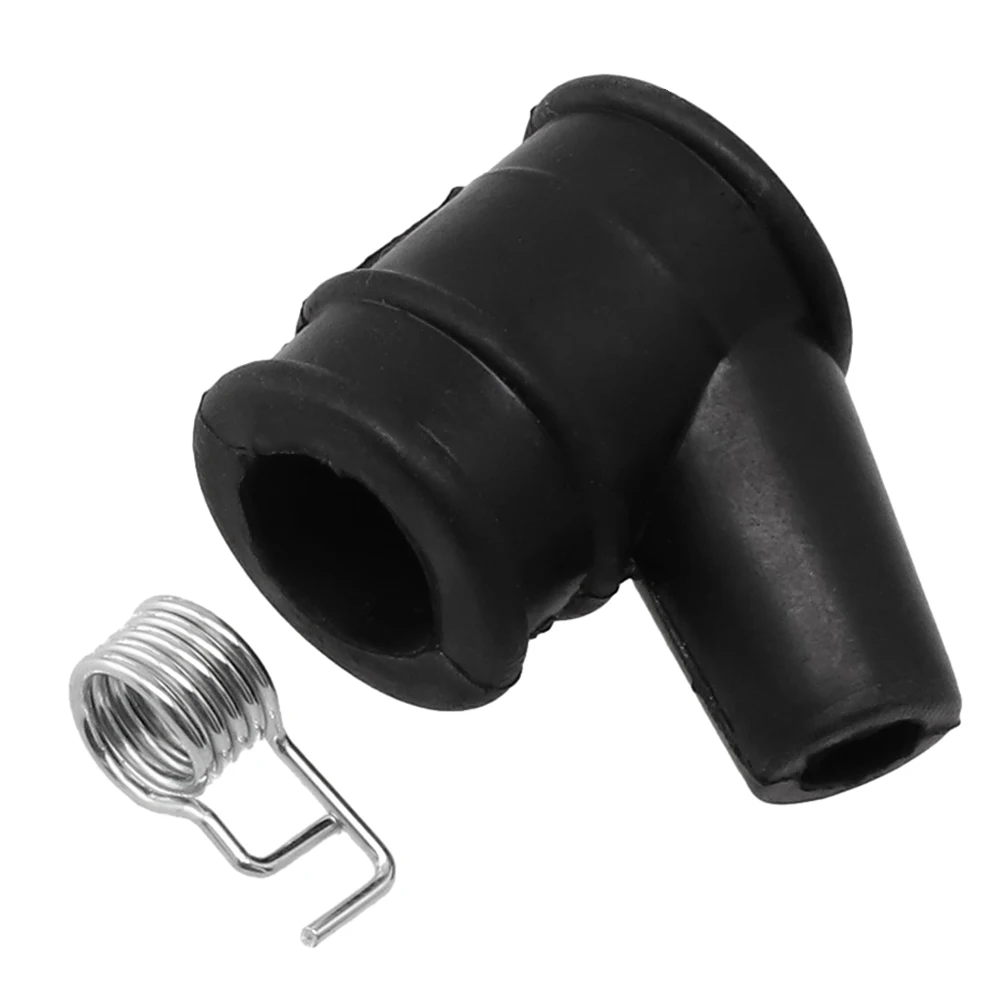 

Universal Rubber Spark Plug Cap Cover For 5mm HT Lead Black Rubber Products Mower Blower Strimmer Fitting Garden Power Tool