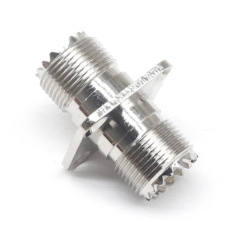 Адаптер радиочастотного адаптера SL16 M UHF-KKF female к SO239 square plate 25*25 copper