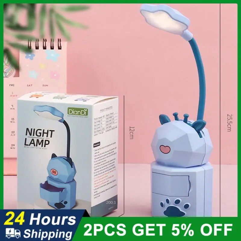 

Sleeping Night Light Desktop Decoration Bedroom Lamp Babys Birthday Gift Touch Dimmable Reading Table Lamp Reading Lamp