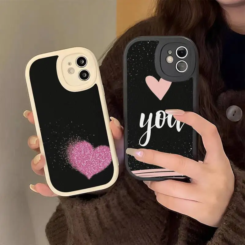 

Heart love Friend Phone Case Hard Leather Phone Case for iPhone 13 12 Mini 11 14 Pro Max Xs X Xr 7 8 Plus 6 6s Se silicone Cover