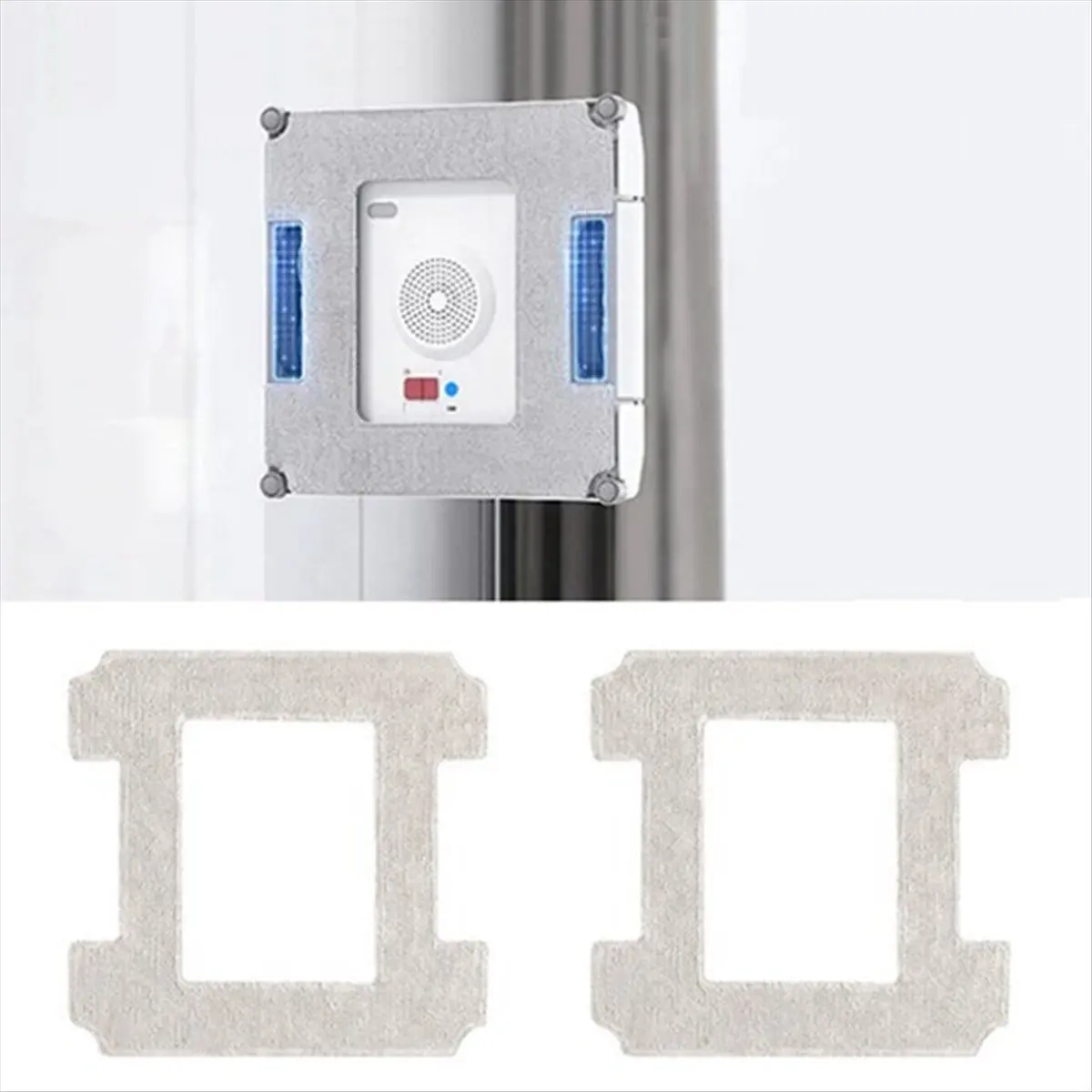 Фото Совместимые с W2 Pro / W2 Omni сменные салфетки-тряпки для робота-мойщика окон, запасные части и аксессуары, 12 шт. - ROWI №3