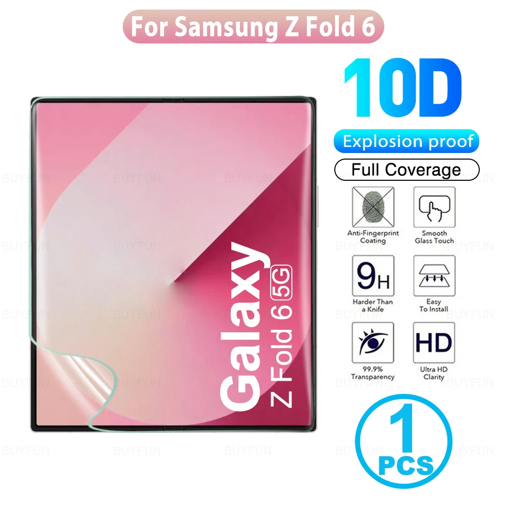 Гидрогелевая пленка для Samsung Galaxy Z Fold6 защитная экрана Fold 6 ZFold6 5G складная мягкая с