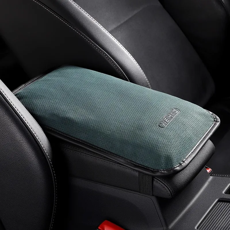 

Автомобильные аксессуары, подлокотник для автомобильного центрального отдыха внутри автомобиля, замшевая подушка, универсальная подушка