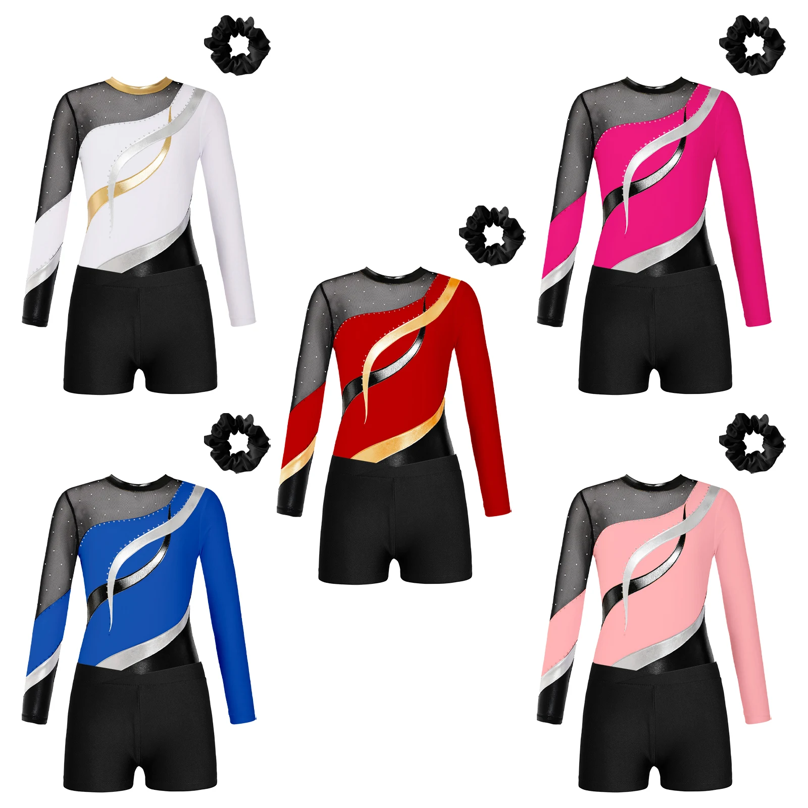 Купальник для девочек гимнастическая одежда костюм художественного танца боди