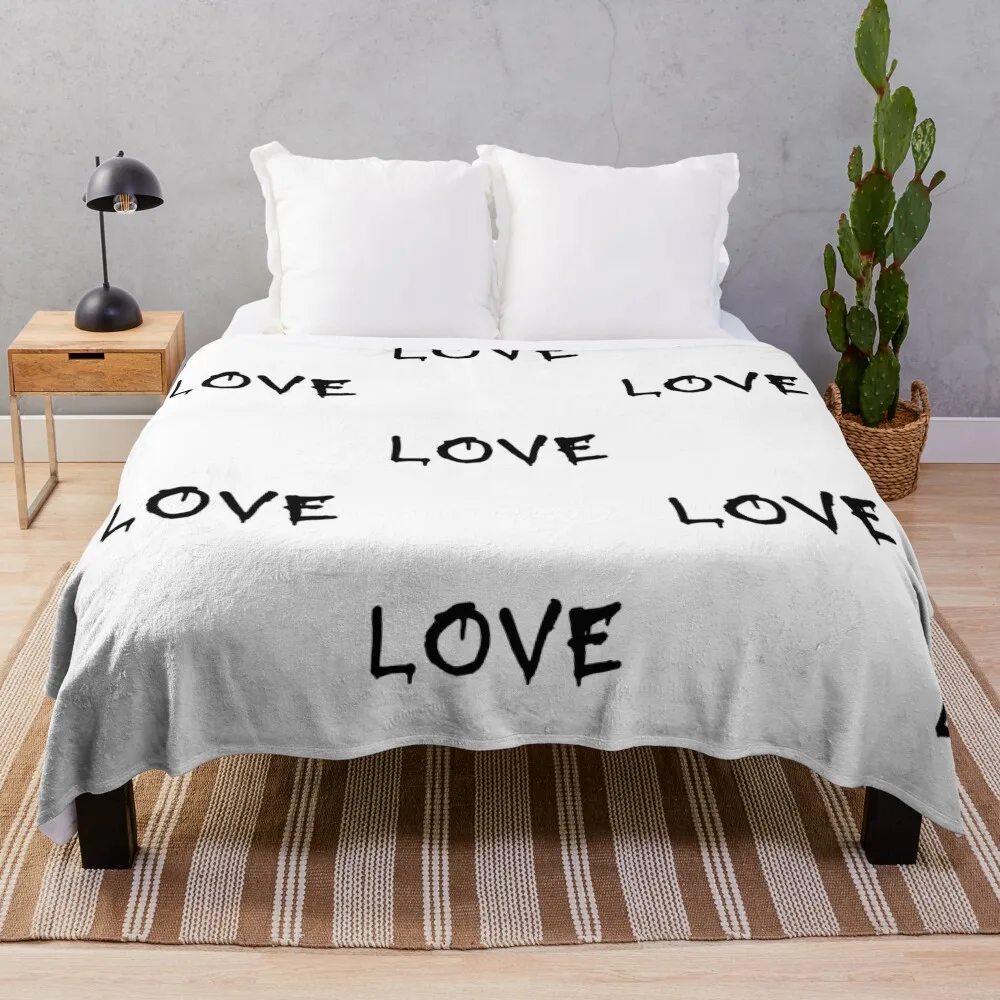 00451 LOVE B пледы плюшевые мягкие одеяла для кровати большие