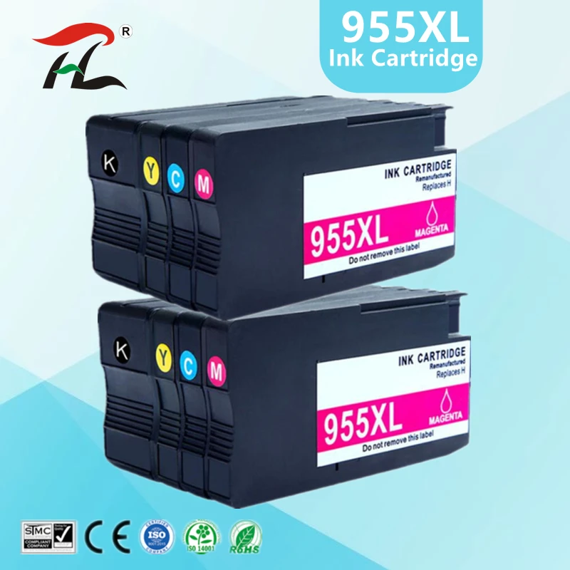 

955 XL Compatible 955XL ink cartridge For HP OfficeJet Pro 7720 7740 8710 8715 8720 8730 8740 8210 8216 8725 printer