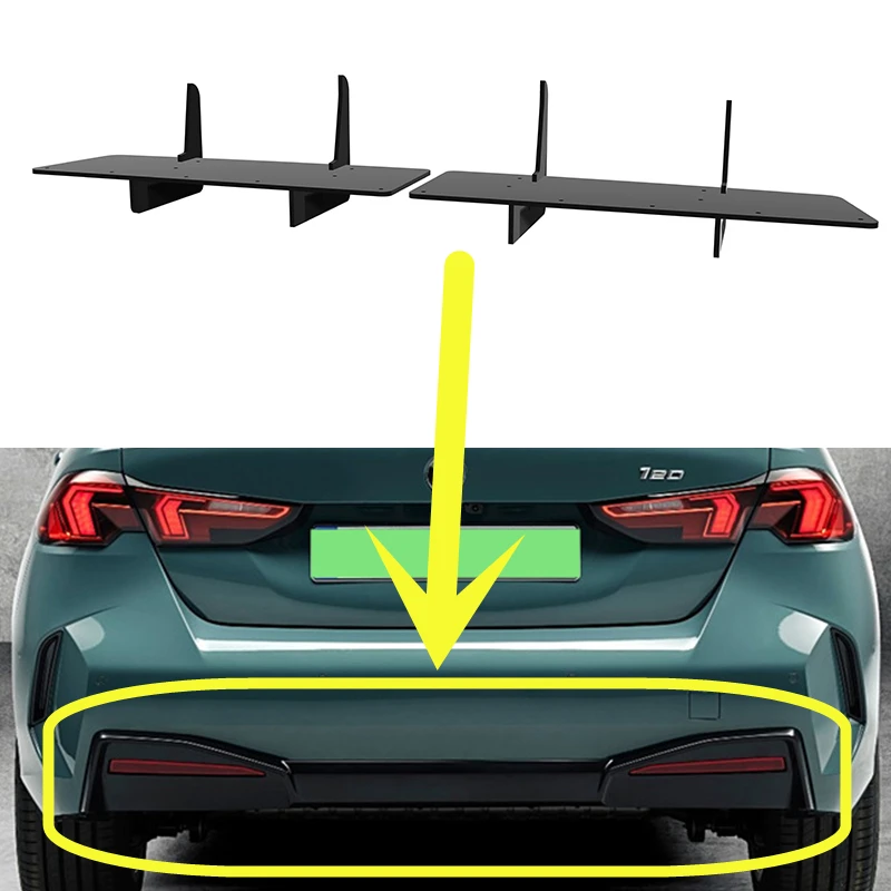 Использование для BMW 1 серии 120 2024 2025 год задний диффузор бампер спойлер сплиттер