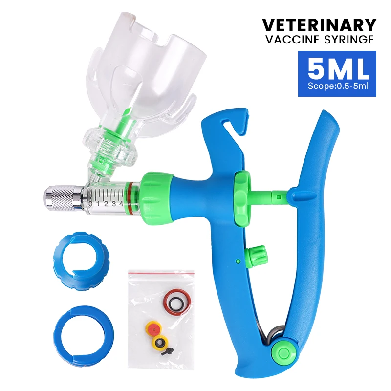 2 мл/5 мл автоматический ветеринарный шприц для домашних животных непрерывный