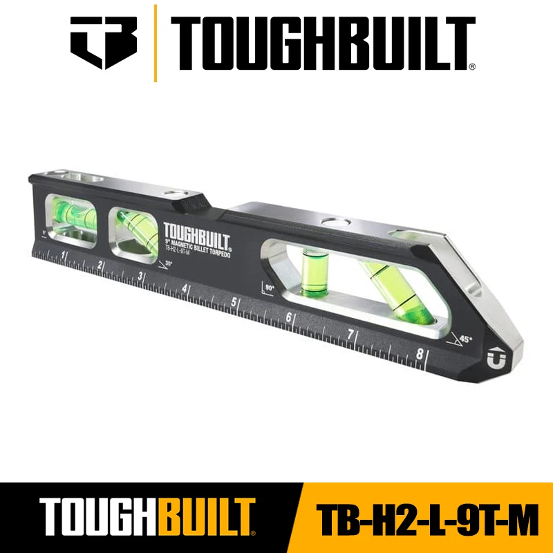 

TOUGHBUILT TB-H2-L-9T-M 9-дюймовая магнитная заготовка, аксессуары для торпедного уровня